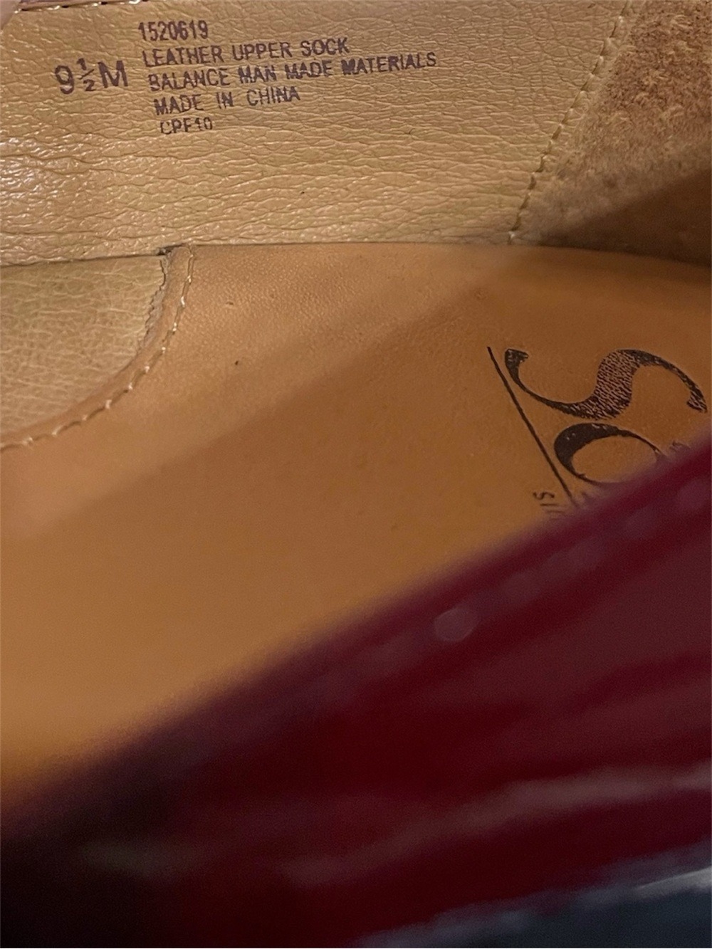Sofft Fiorenza Mary Jane Size 9.5 M Chianti Patent Leather Pump Heels Burgundy - Picture 6 of 7